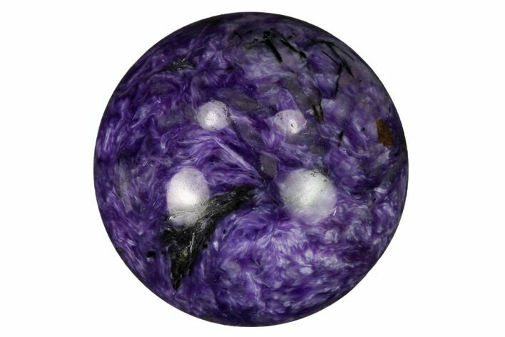 Polished Purple Charoite Sphere - Siberia #164044